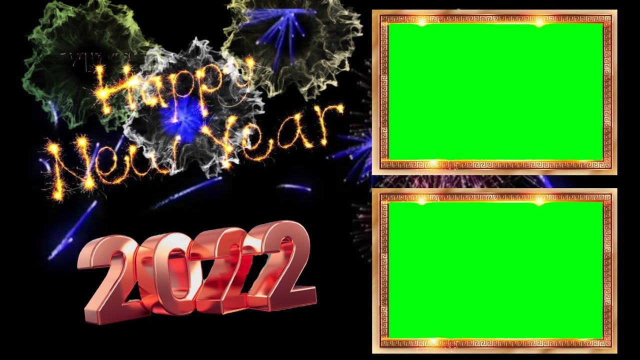 Happy New Year Video | Green Screen 2022 | Happy New Year Green Screen ...