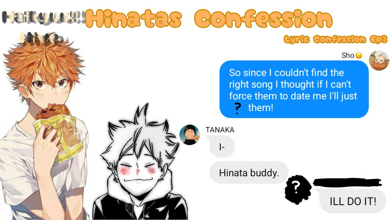 Hinata's Confession || Confession Series || Ep3 || Haikyuu Texts