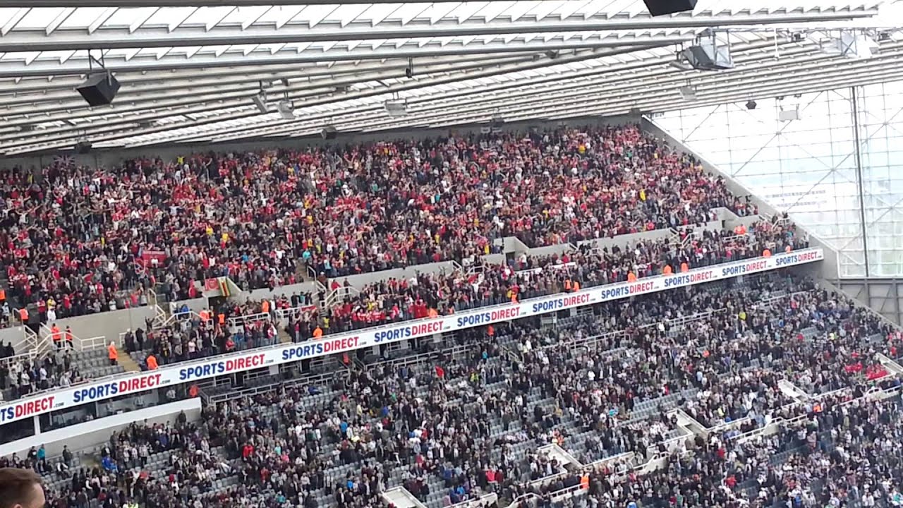 Arsenal fans singing at Newcastle (away end)19 / 5 / 13