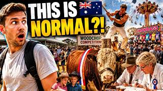 What American Tourists Notice First at an Australian Country Agricultural Show