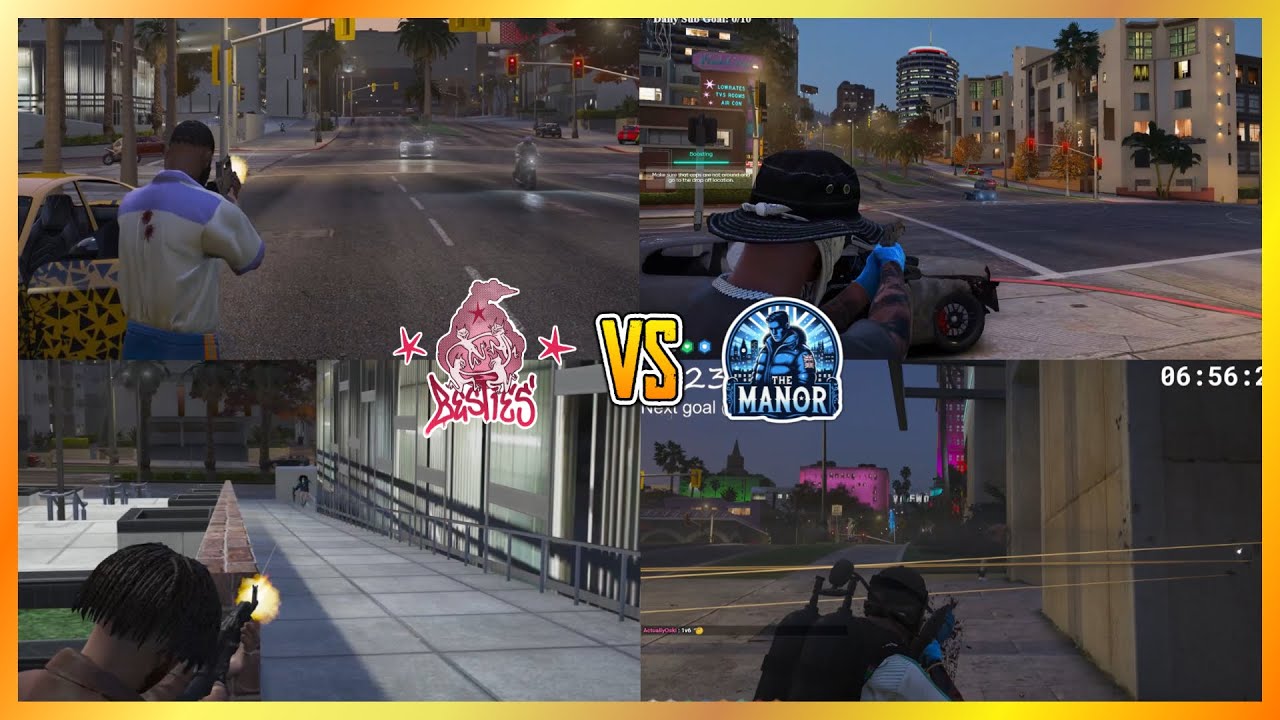 Лучшие подруги против поместья в Pink Cage Fleeca (от нескольких точек зрения) | NoPixel 4.0 GTA RP