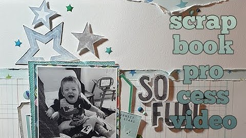 Scrapbook process video|shimelle lane |cocoa vanila