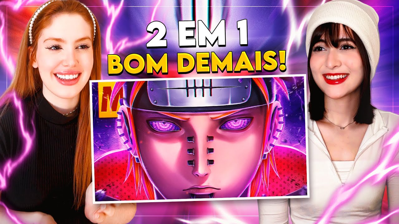 REACT 2 em 1 | Tipo Pain 1 e Tipo Pain 2 ❤️‍🔥 (Naruto) | MHRAP | CR Reacts