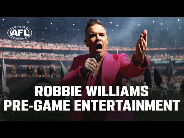 Robbie Williams gets the MCG rocking | 2022 Toyota AFL Grand Final | AFL