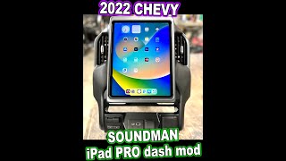 2022 Chevy Silverado Soundman Ipad Dash Kit