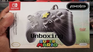 Unboxing - PDP Switch Pro Wired Controller (Super Mario Edition)