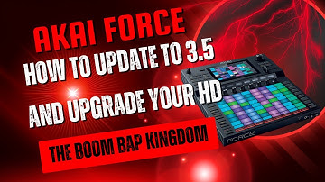 Akai Force How To Install a 1 Terabyte SSD | Update to 3.5 | #akai #akaiforce #producer #boombap