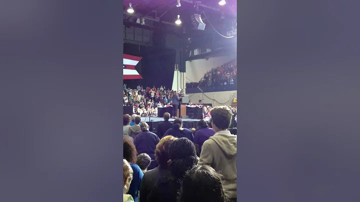 Nichele Scott Singing The National Anthem For President Obama