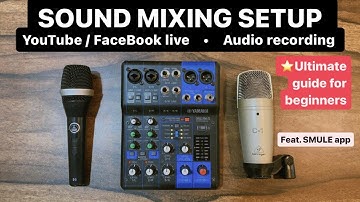 Ultimate SOUND MIXER for AUDIO recording & singing | Smule & Facebook live