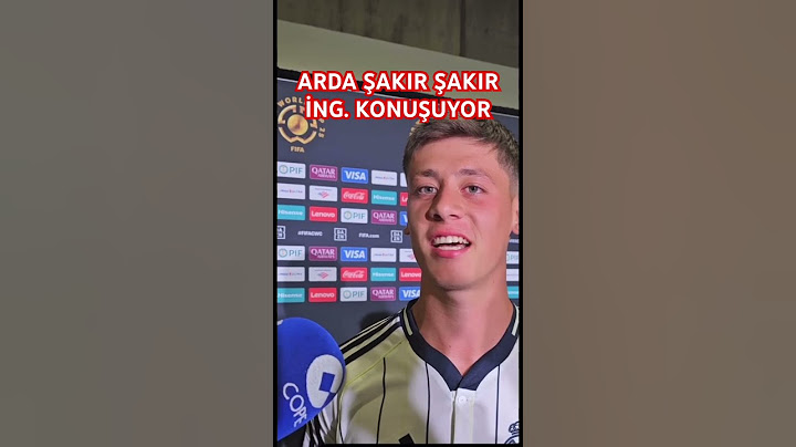 Arda Güler,maç önü röportajını İngilizce olarak verdi.