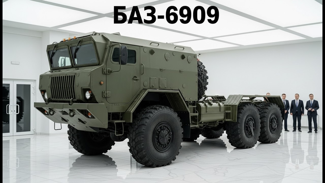 BAZ-6909 😱 ЛЕГЕНДАРНОЕ ВОЕННОЕ ШАСИ РОССИИ | Мощь, Которая Двигает ВСЕ СИСТЕМЫ!