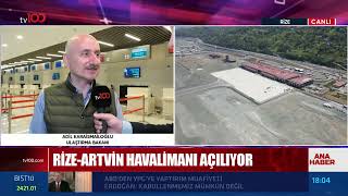 Rize - Artvin Havalimanı Açılıyor