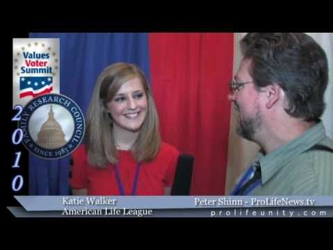 Katie Walker of American Life League at Values Vot...