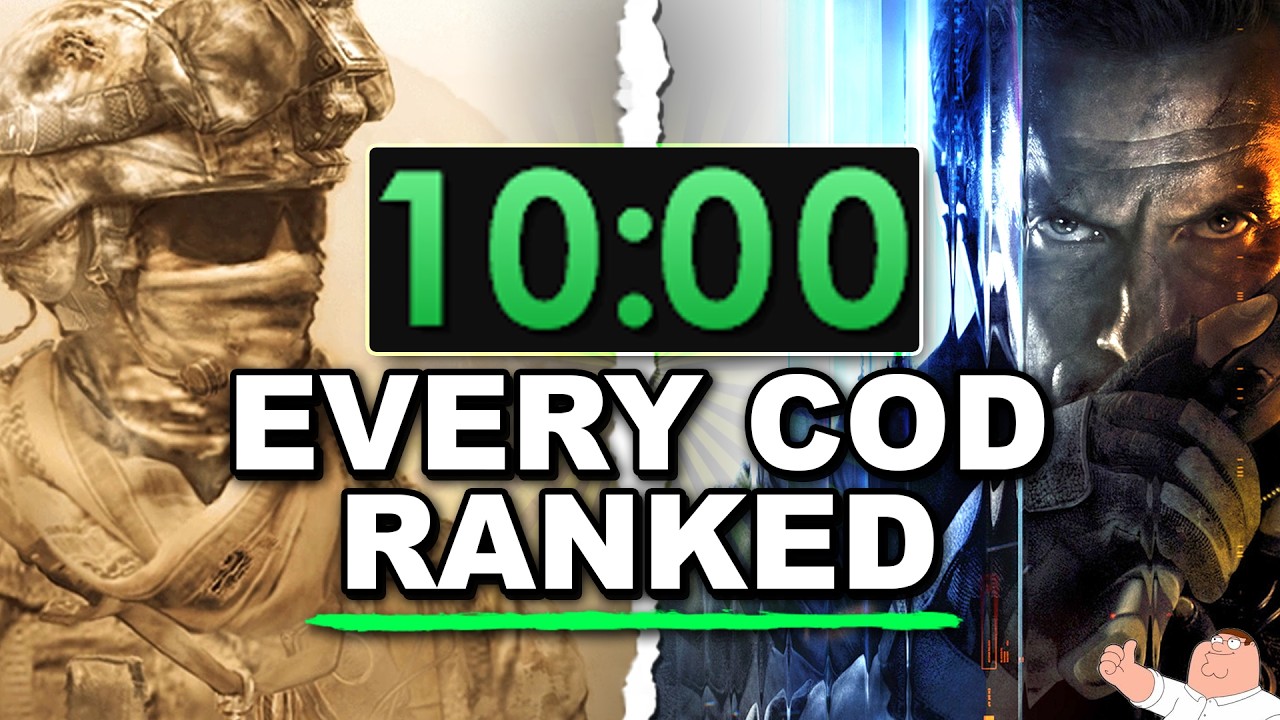 Can I Rank EVERY COD in 10min? - YouTube