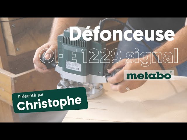 Metabo - Défonceuse Of E 1229 Signal