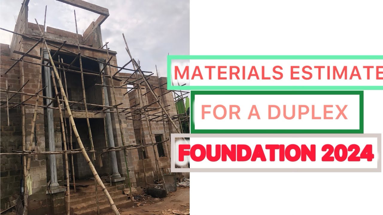 HIGH COST OF MATERIALS AND BUDGET FOR BUILDING A DUPLEX