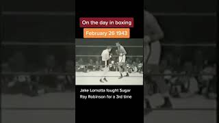hit Subscribe In 1943 Jake Lamotta Fought Sugar Ray Robinson For A 3rd Time boxing