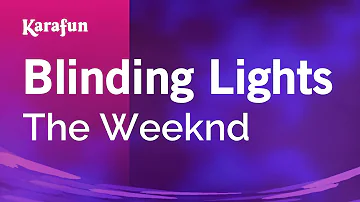 Blinding Lights - The Weeknd | Karaoke Version | KaraFun