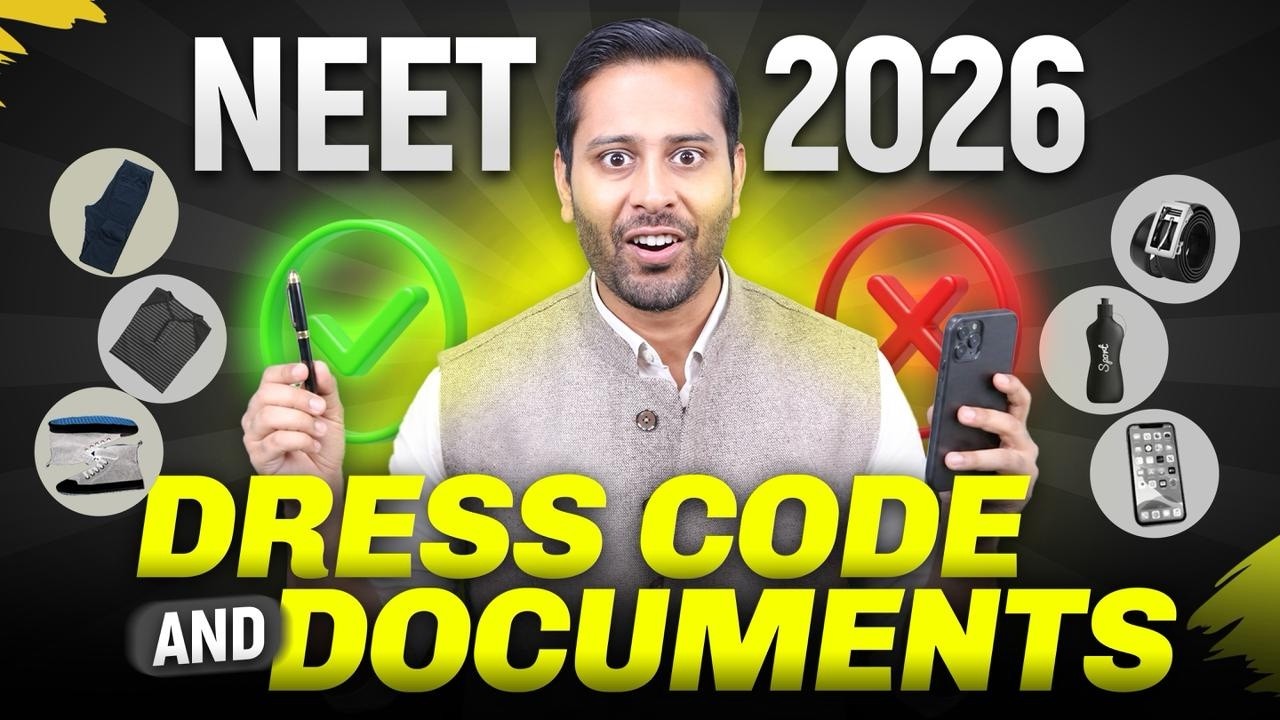 NEET 2026 DRESS CODE👕: Everything You Need to Know for NEET 2026 Exam ...