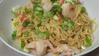 Easy shrimps Noodles || Noodle recipe || Chaw main recipe