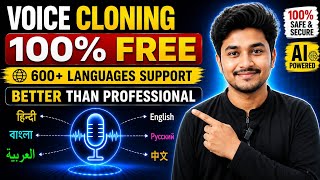Free AI Voice Cloning | Real Human Voice | No GPU | 600+ Languages support 😱