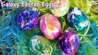 How to Make Tie Dye GALAXY EASTER EGGS