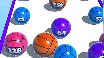 Ball Merge 2048 very relaxing and satisfying Android Gameplay