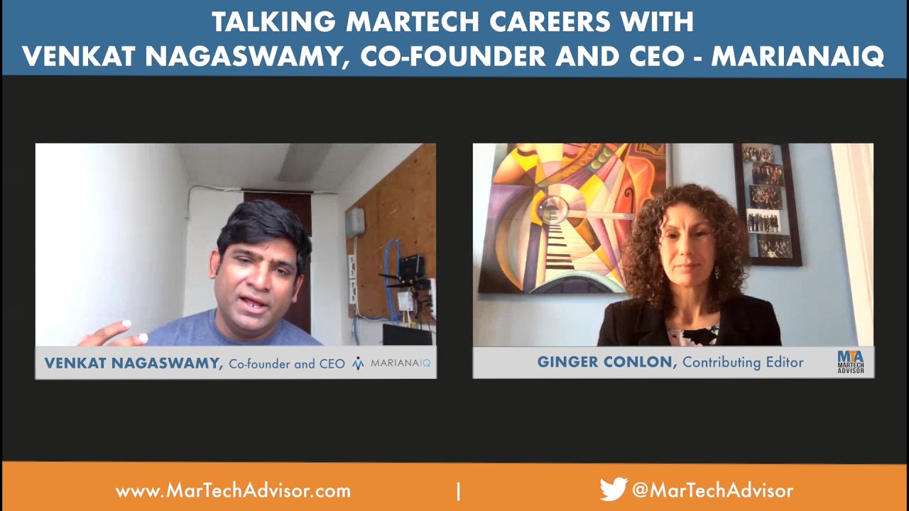 Venkat Nagaswamy, CEO MarianaIQ talks martech skills | MarTech Advisor