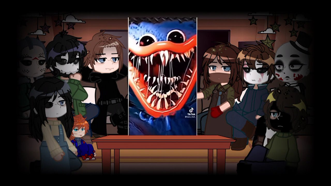 SLASHERS' 🦴 REACT TO POPPY PLAY TIME 🎭||part1||read desc"Og?