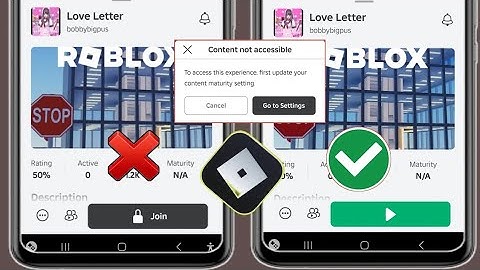 Fix Roblox "Content Not Accessible" Error -Can