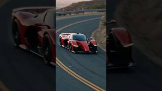 Ferrari Hypercar — AI Concept | Desert Road at Dusk