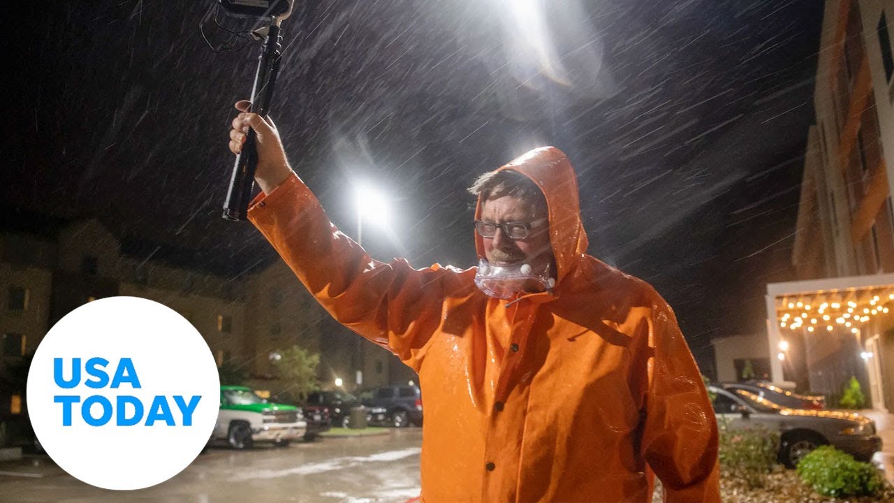 Hurricane Laura rakes southeast Texas | USA TODAY