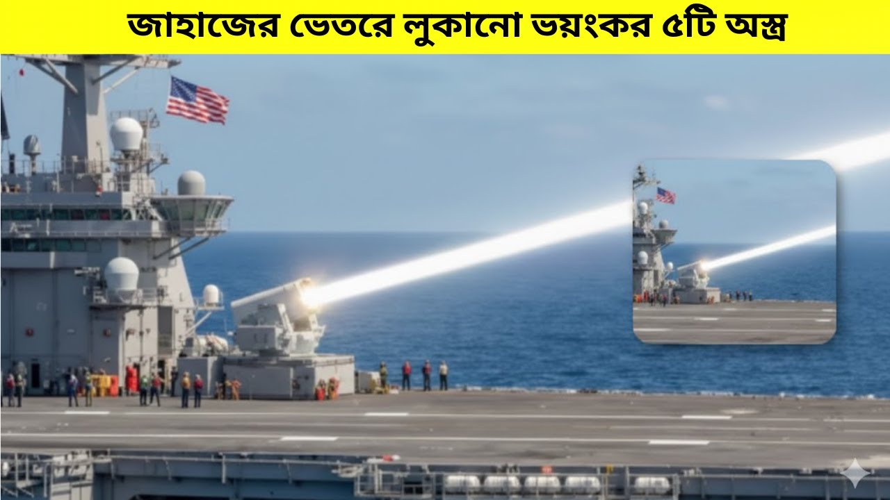 ৫টি ভয়ংকর অস্ত্র মার্কিন বিমানবাহী রণতরীর ভেতরে|Top 5 Most POWERFUL Weapons Hidden on U.S. Aircraft