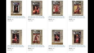 2003 Upper Deck LeBron James 8 card auctions 💎🔥🏀 Upper Deck eCards/ COMC 2/27/22 VLOG 594