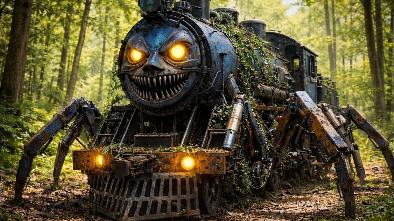 ASMR Car Restoration! Restoring the Cursed Choo-Choo Charles Train in the Forest