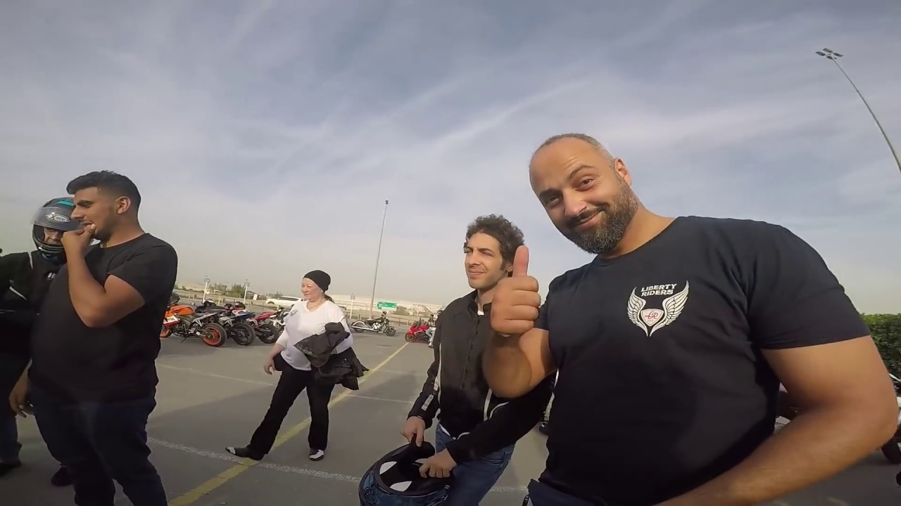 Bikers go to Gulf Car Festival 2018 ✔🤣