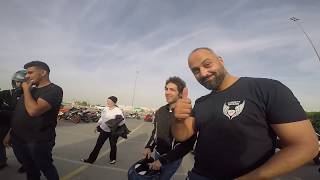 Bikers go to Gulf Car Festival 2018 ✔🤣