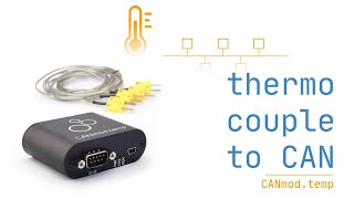 Thermocouple-To-Can-Bus 4X Temperature Sensor Canmod.temp