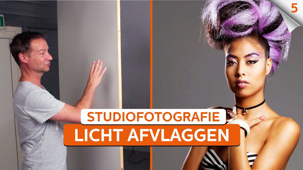 LICHT afvlaggen in de STUDIO: geen lensflare met tegenlicht | Studiofotografie | Zoom.nl | #5