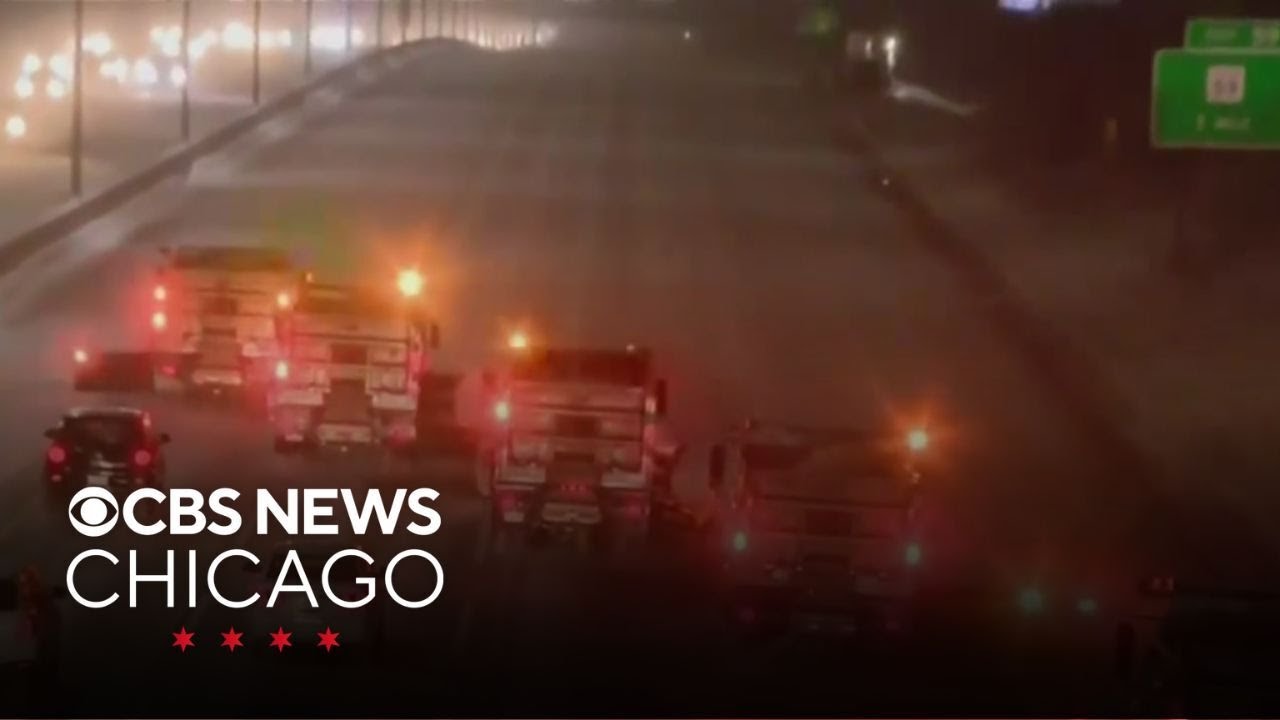 IDOT crews all ready for icy road conditions in Chicago - YouTube