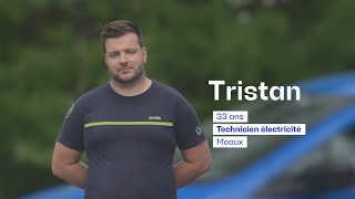 Tristan, Technicien électricité