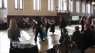 Silver Am. Foxtrot/V. Waltz - Semifinal. Notre Dame 2018