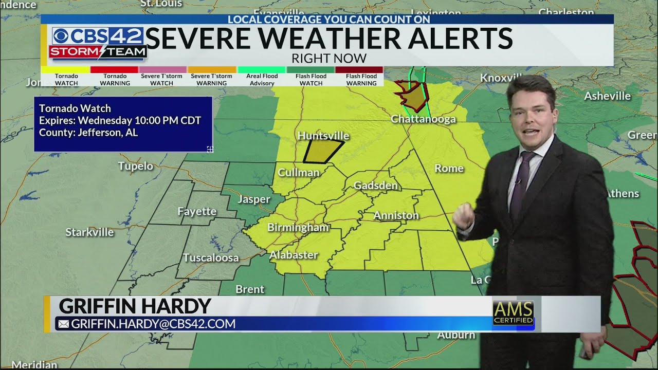 Flash Flood Watch, Tornado Watch for parts of Central AL tonight | 10/6/2021