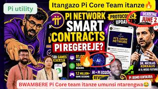 Famous PI NETWORK, AI & SMART CONTRACTS? Protocol 24 Yatunguye Community Yose π³ Pi Core Team umunsi ntareng Profile