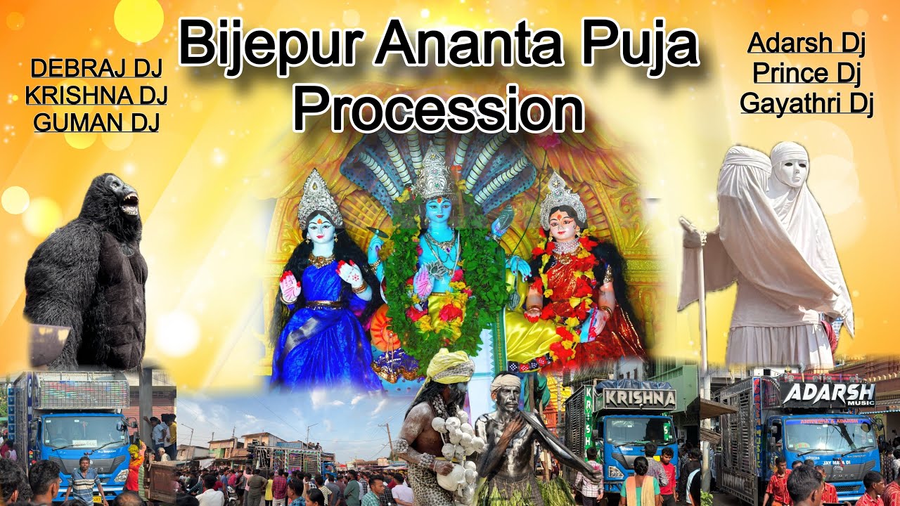 Ananta Puja Procession || Bijepur Ananta Puja 2025 || Bijepur,Bargarh ( Odisha )