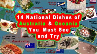 14 National Dishes of Australia and Oceania You must see and try || National Dishes