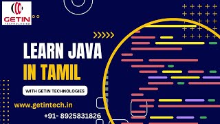 Learn Java course in Tamil with 100% Placements | Learn String Methods in Java | Getin Technologies