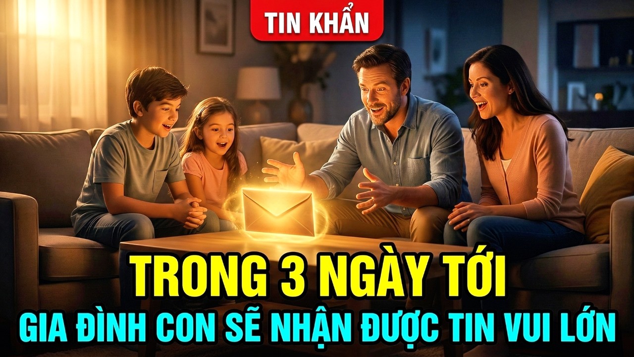 ✝️TRONG 3 NGÀY TỚI: GIA ĐÌNH CON SẼ NHẬN ĐƯỢC TIN VUI LỚN | Lời Chúa Mỗi Ngày Chữa Lành