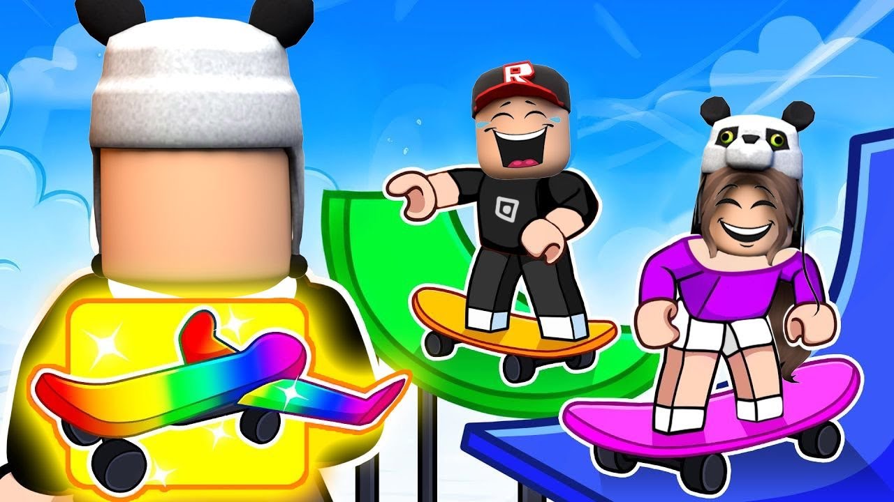 Herkes Beni Noob Sandı Ama 100.000$'lık Kaykayla Şov Yaptım! - Roblox