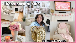 IDEAS PARA TU SALA- como decorar tu sala después de navidad 2026 Home decor primavera 2026 decorar